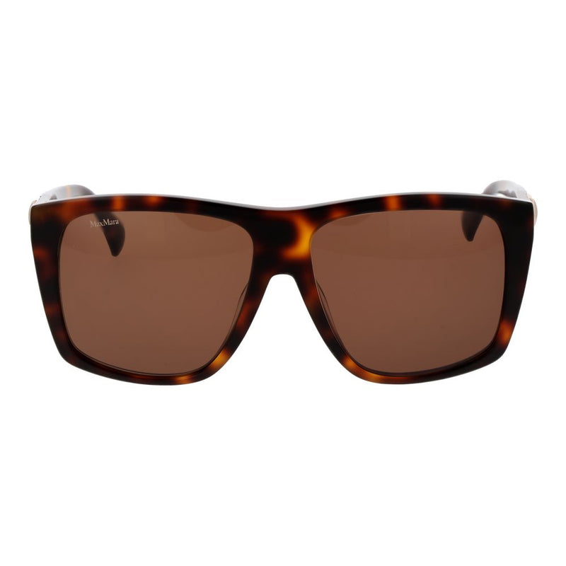 Max Mara Brown Acetate Sunglasses for Women