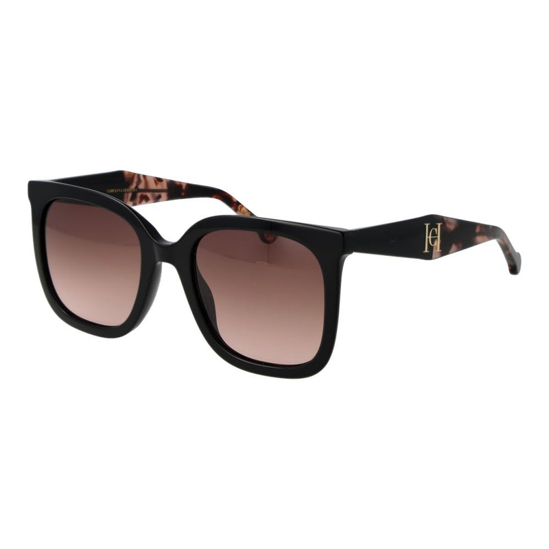 Lunettes de soleil Carolina Herrera en acétate noir