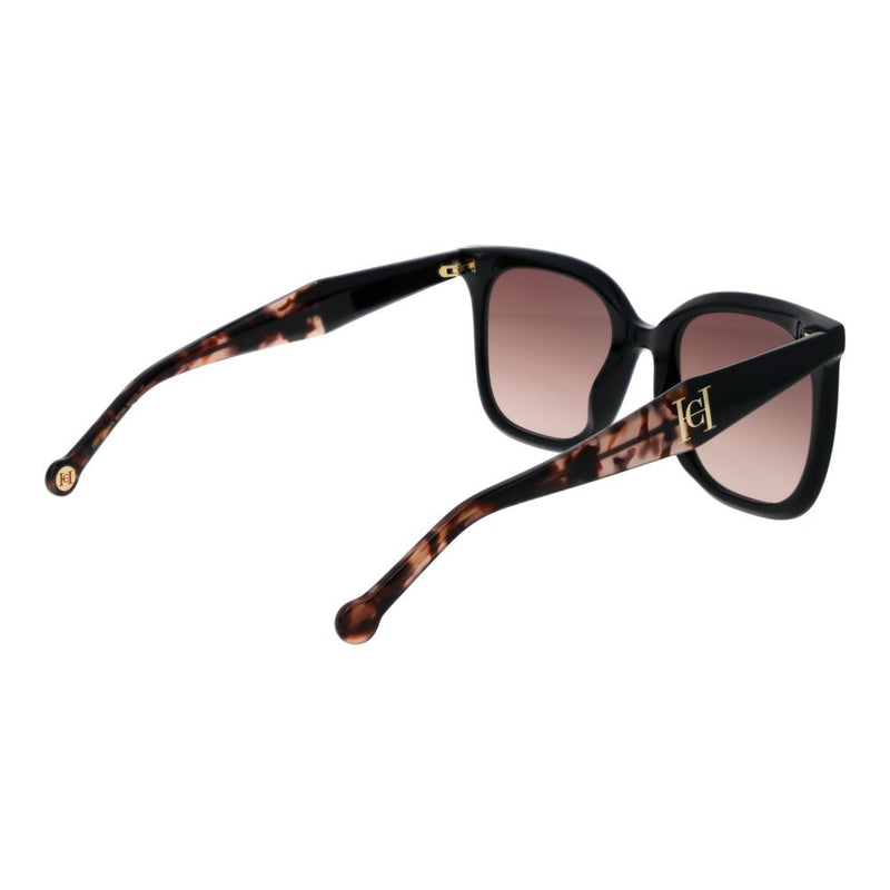 Lunettes de soleil Carolina Herrera en acétate noir