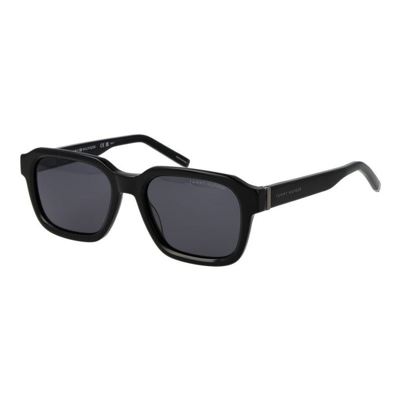 Tommy Hilfiger Black Acetate Sunglasses for Men