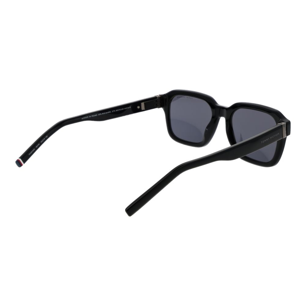 Tommy Hilfiger Black Acetate Sunglasses for Men