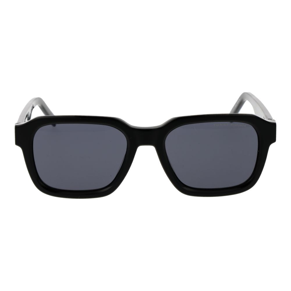 Tommy Hilfiger Black Acetate Sunglasses for Men
