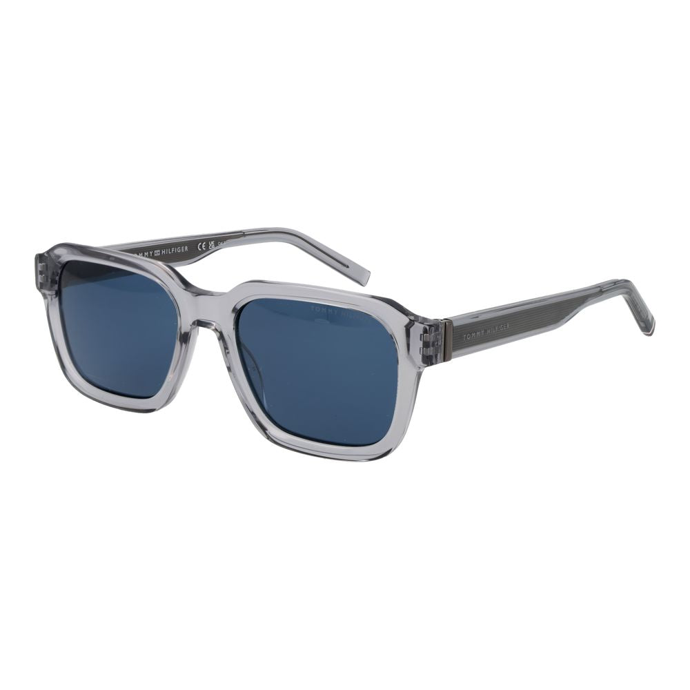 Tommy Hilfiger Gray Acetate Sunglasses for Men