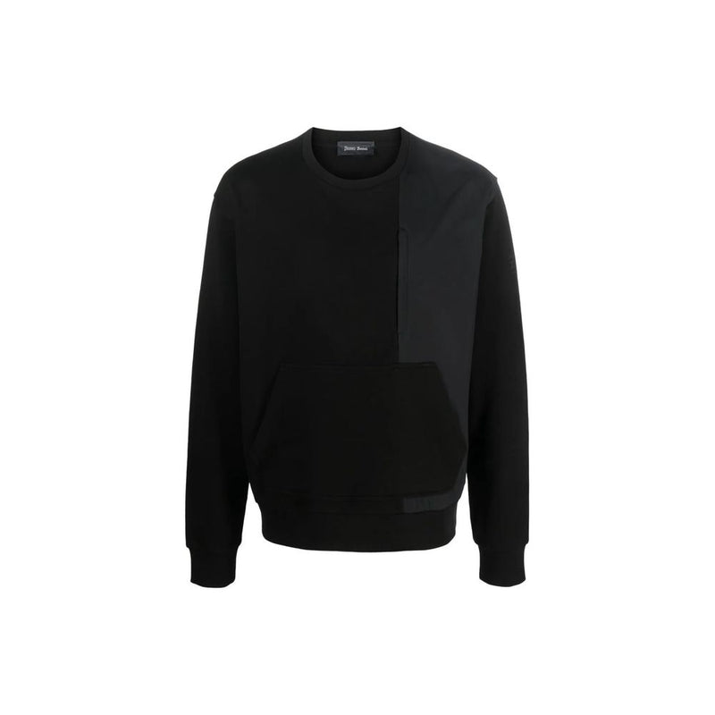 Herno Black Cotton Sweatshirt for Men - IT54 | XL