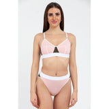 Moschino Multicolor Cotton Bra - Chic Comfort for Women