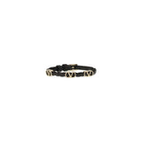 Bracelet Valentino Garavani en Cuir de Veau Noir VLogo Signature