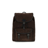 Valentino Garavani Brown Calf Leather Bos Taurus Backpack