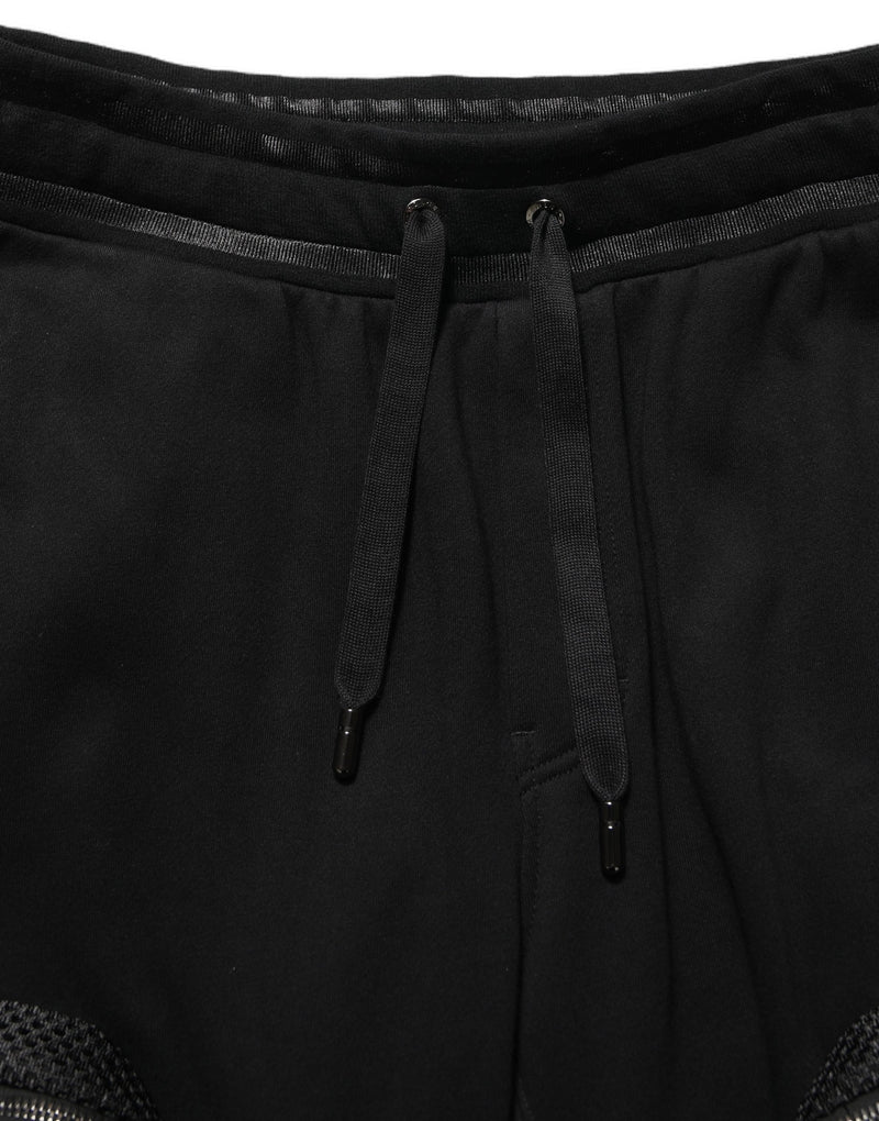 Dolce & Gabbana Black Mid Waist Cargo Jogger Pants