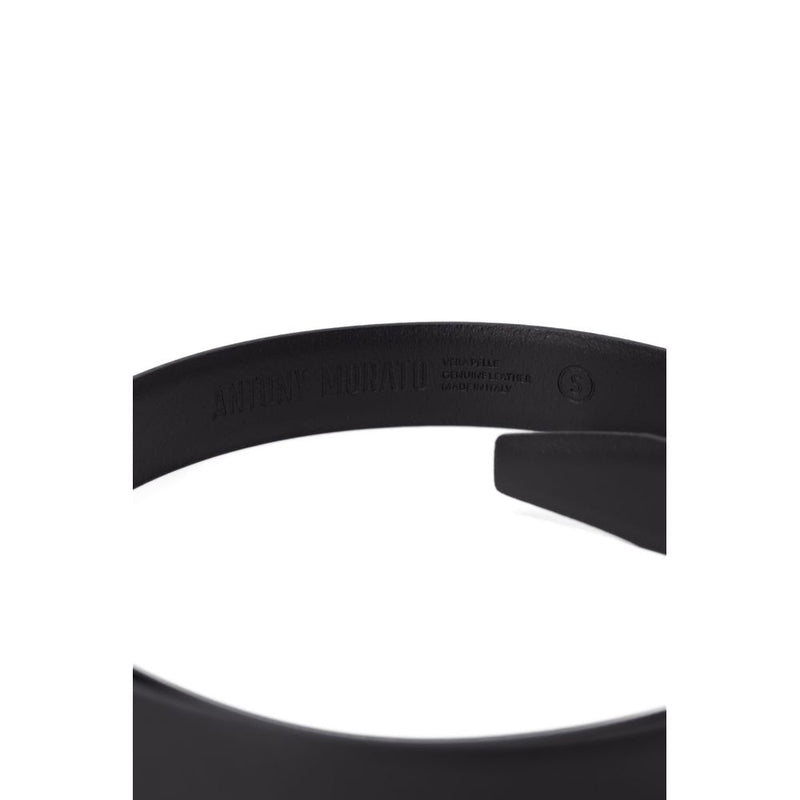 Antony Morato H.30MM MMBE00495-LE100191 Black Leather Belt
