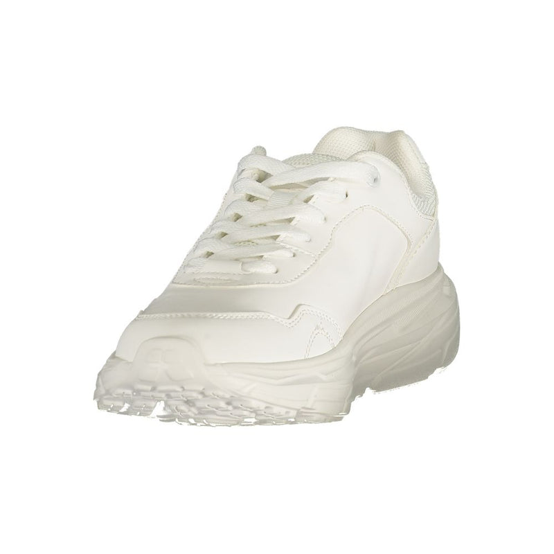 U.S. POLO ASSN. Women's White Polyurethane Sneakers