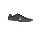 U.S. POLO ASSN. Black Polyurethane Women's Sneaker