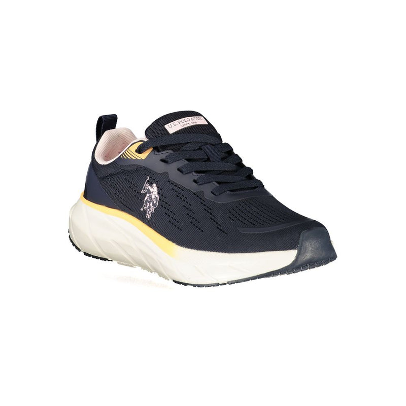 U.S. POLO ASSN. Blue Fabric Women's Sneaker - Stylish Comfort