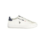 U.S. POLO ASSN. White Polyurethane Men's Sneaker