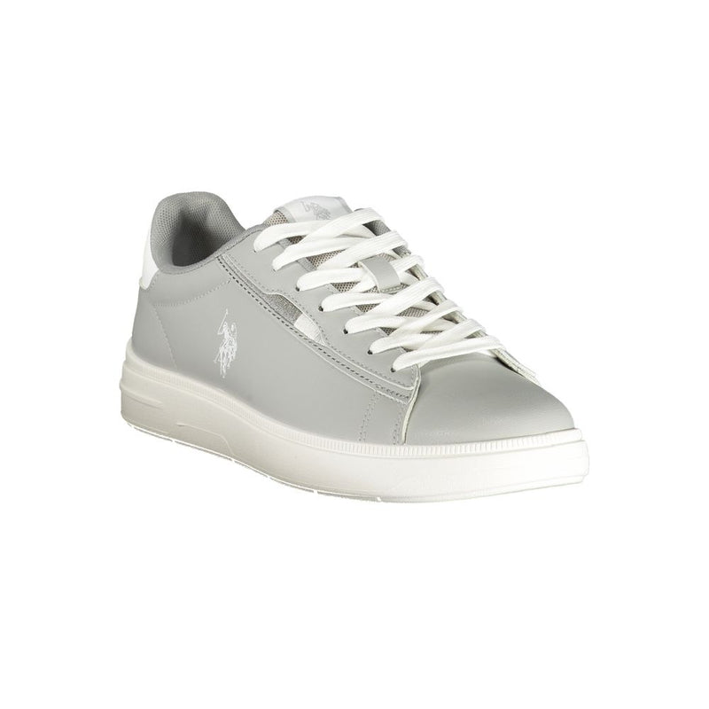 U.S. POLO ASSN. Gray Polyester Men's Sneaker - Stylish & Comfortable