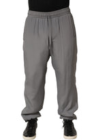 Dolce & Gabbana Gray Cotton Jogger Sweatpants for Men