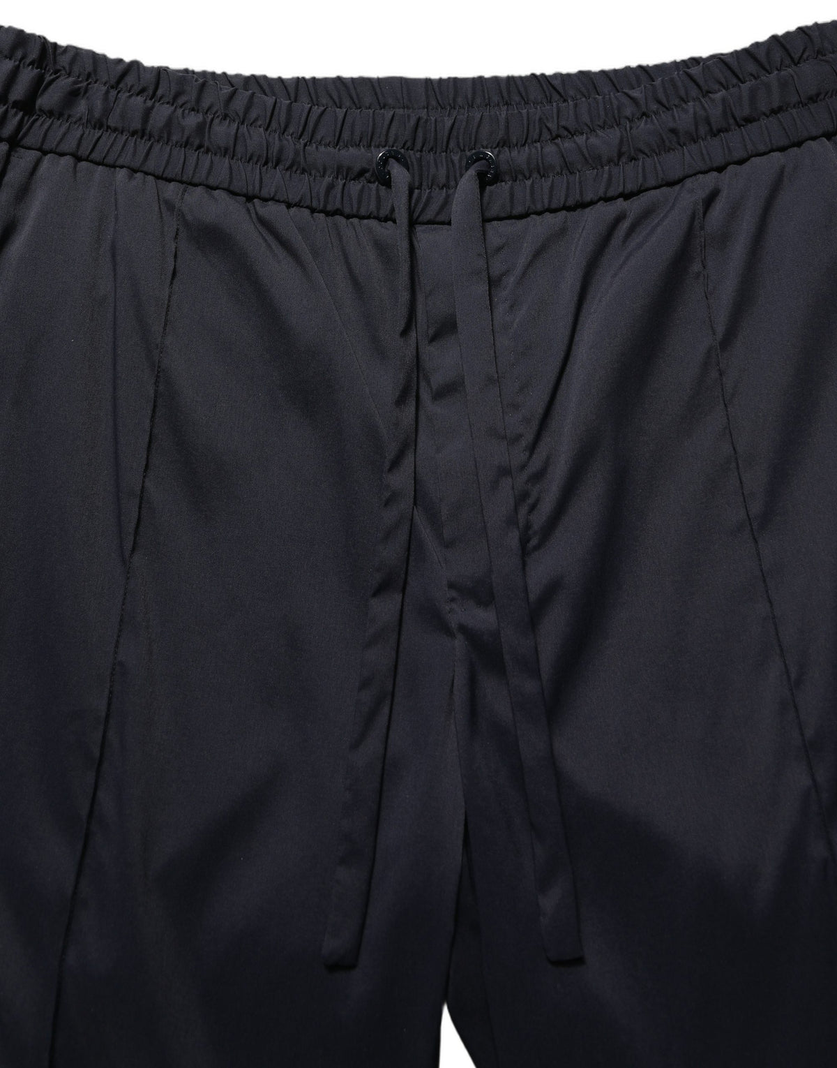 Dolce & Gabbana Black Nylon Straight Jogger Sweatpants