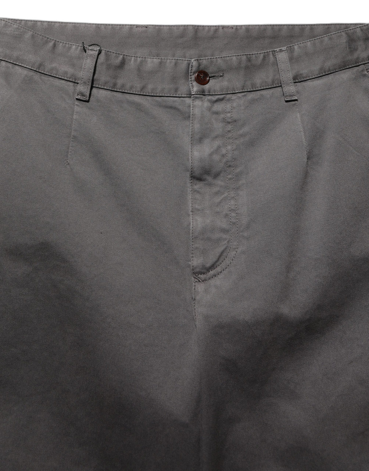 Dolce & Gabbana Dark Gray Mid Waist Straight Men Trouser Pants