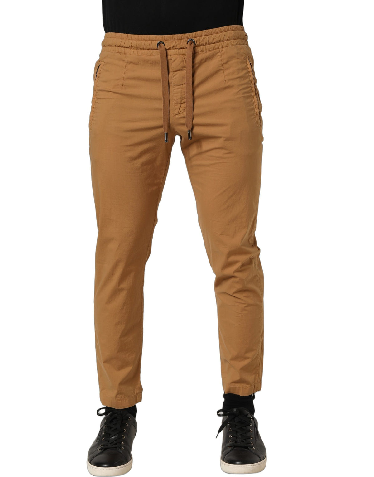 Dolce & Gabbana Brown MidWaist Skinny Jogger Sweatpants