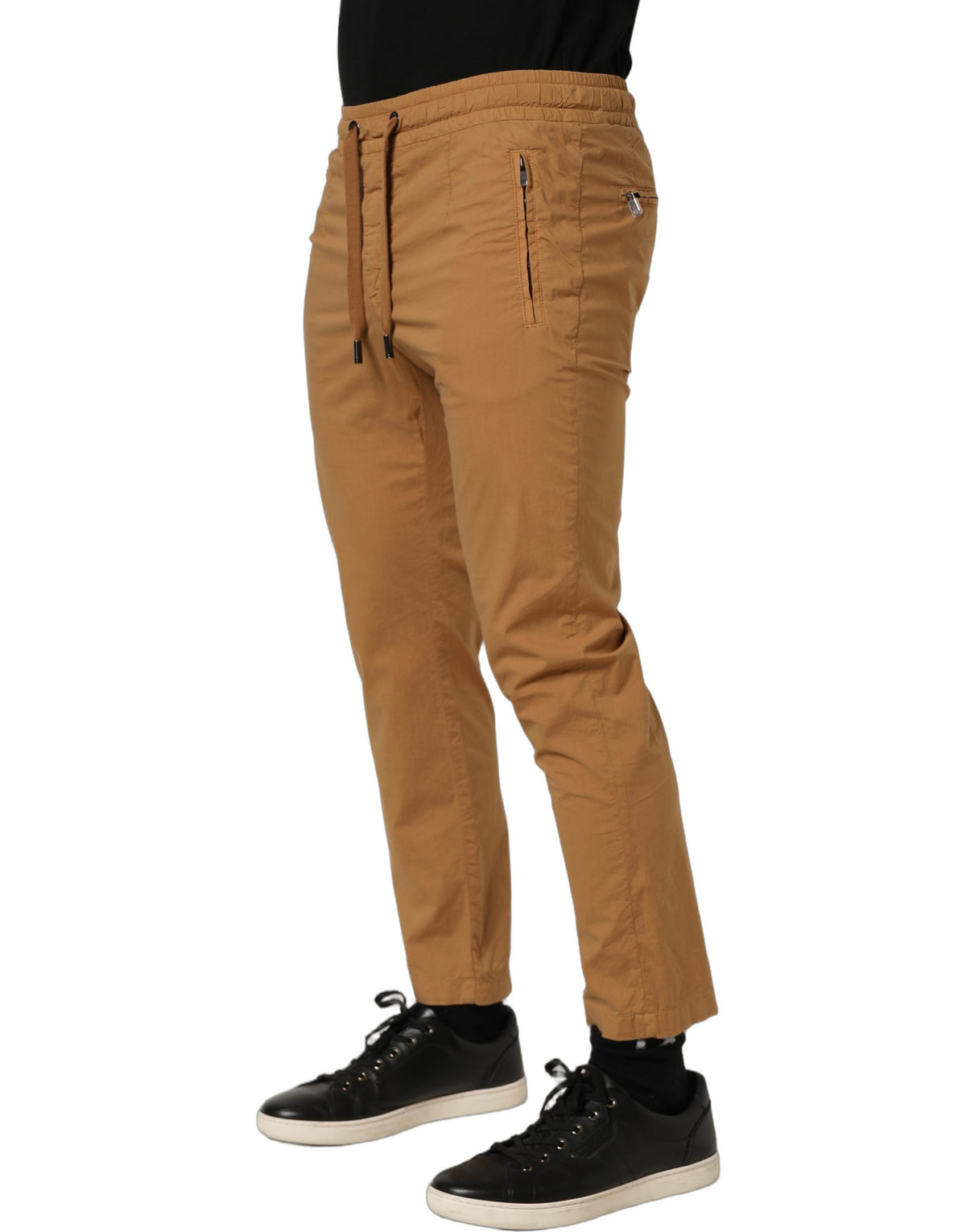 Dolce & Gabbana Brown MidWaist Skinny Jogger Sweatpants