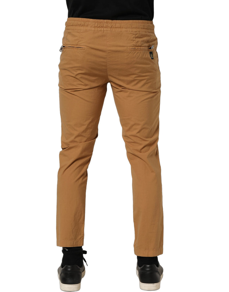 Dolce & Gabbana Brown MidWaist Skinny Jogger Sweatpants