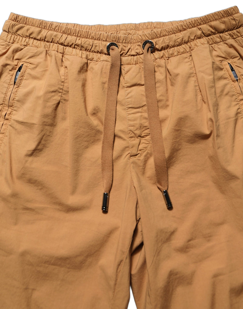 Dolce & Gabbana Brown MidWaist Skinny Jogger Sweatpants