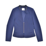 Gas Gray Polyester Blazer for Women - Chic & Versatile