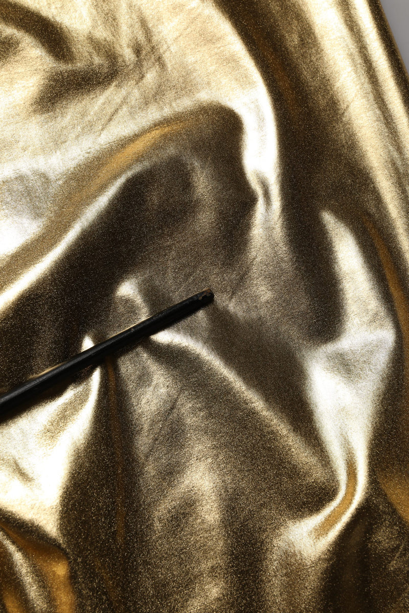 Dolce & Gabbana Gold Metallic Skinny Trousers for Men