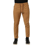 Dolce & Gabbana Brown MidWaist Skinny Jogger Sweatpants