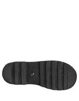 Dolce & Gabbana Black Leather Lace-Up Combat Boots for Men