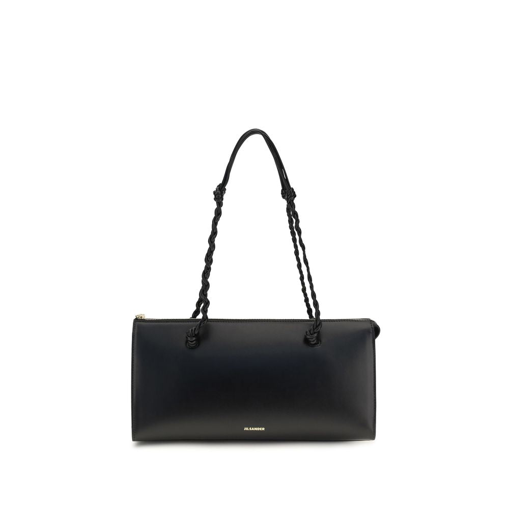 Jil Sander Black Calf Leather Bos Taurus Handbag