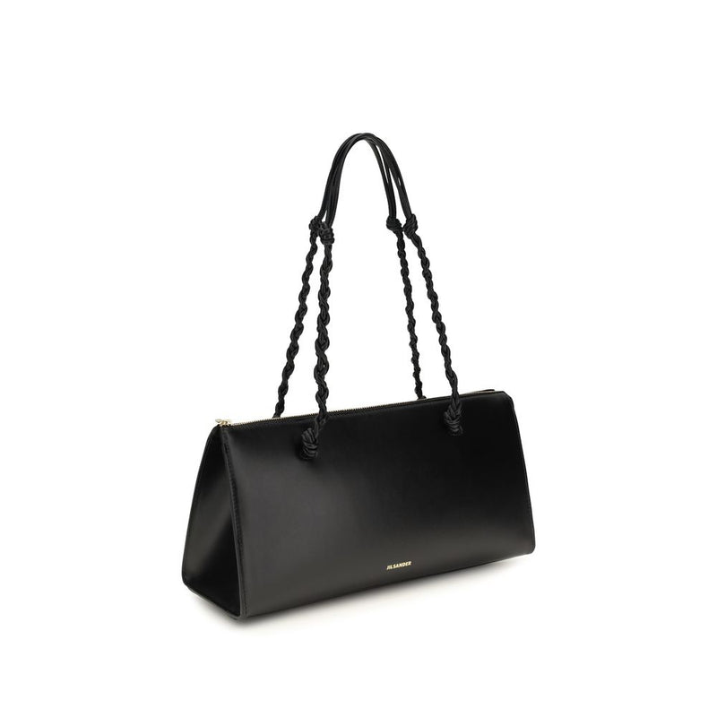 Jil Sander Black Calf Leather Bos Taurus Handbag