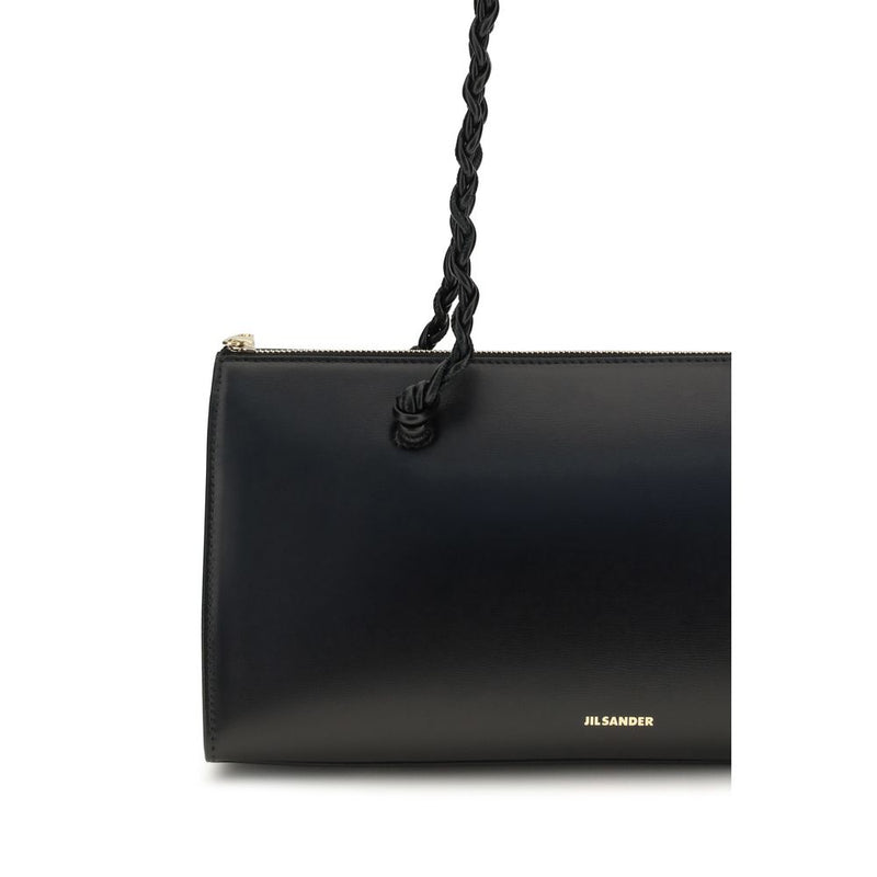 Jil Sander Black Calf Leather Bos Taurus Handbag