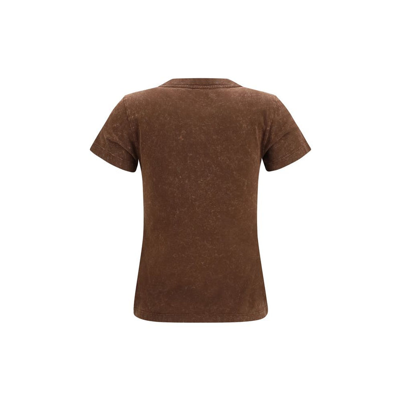 Ganni Brown Cotton Sweatshirt - Casual & Playful Design