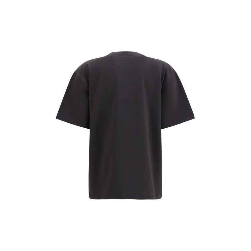 Ganni Black Cotton Sweatshirt - Casual Style with Tiger Print