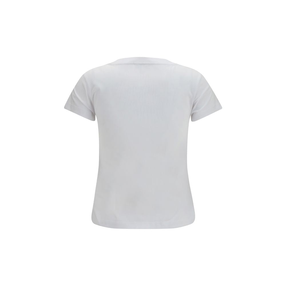 Ganni White Cotton Sweatshirt - Casual Style with Tiger Graphic