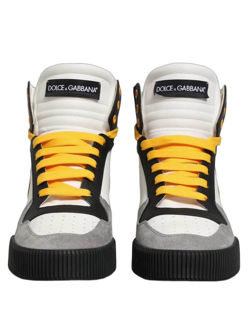 Dolce & Gabbana Multicolor High Top Sneakers for Men