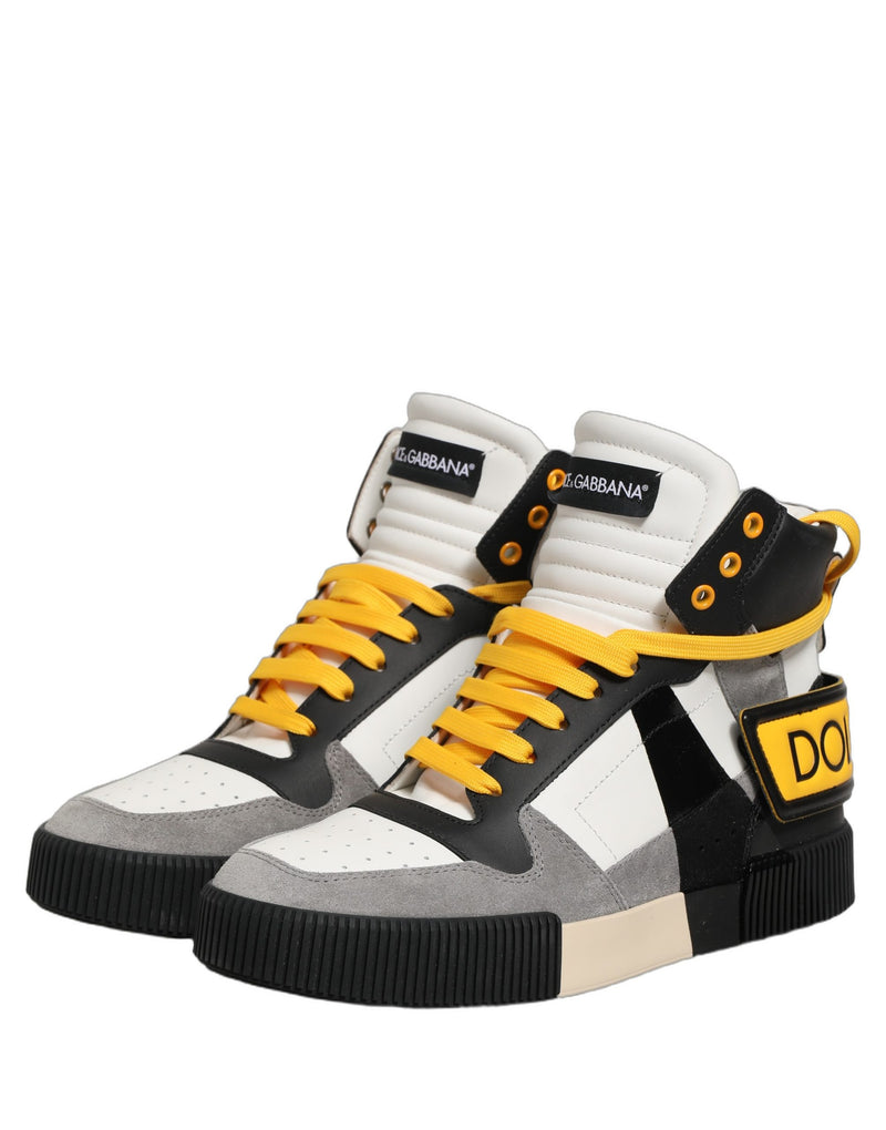 Dolce & Gabbana Multicolor High Top Sneakers for Men