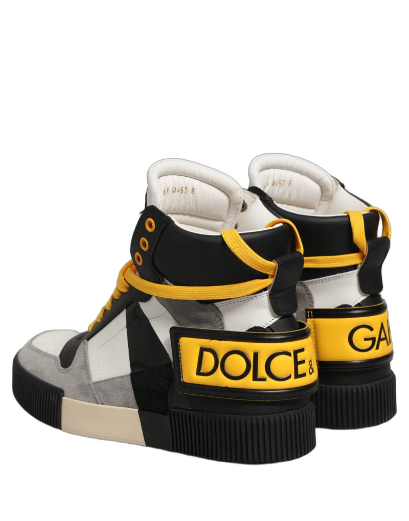Dolce & Gabbana Multicolor High Top Sneakers for Men