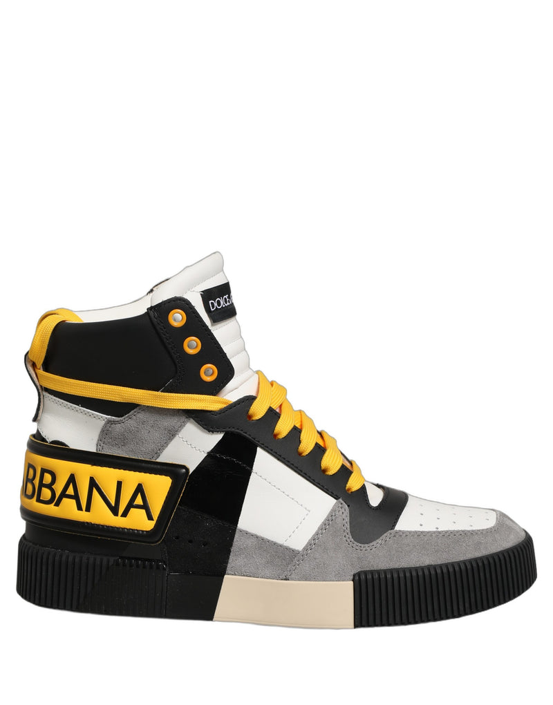 Dolce & Gabbana Multicolor High Top Sneakers for Men