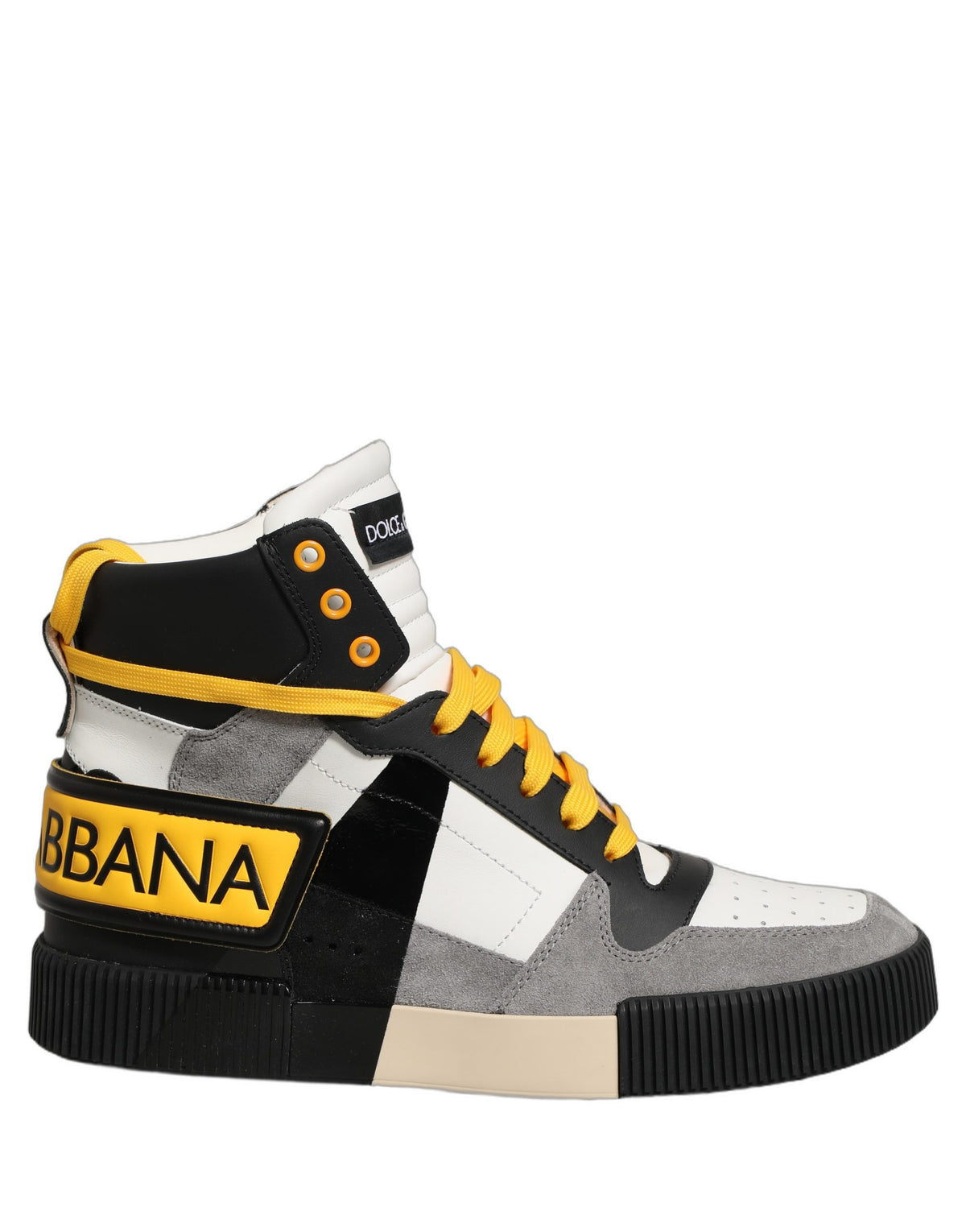 Dolce & Gabbana Multicolor High Top Sneakers for Men
