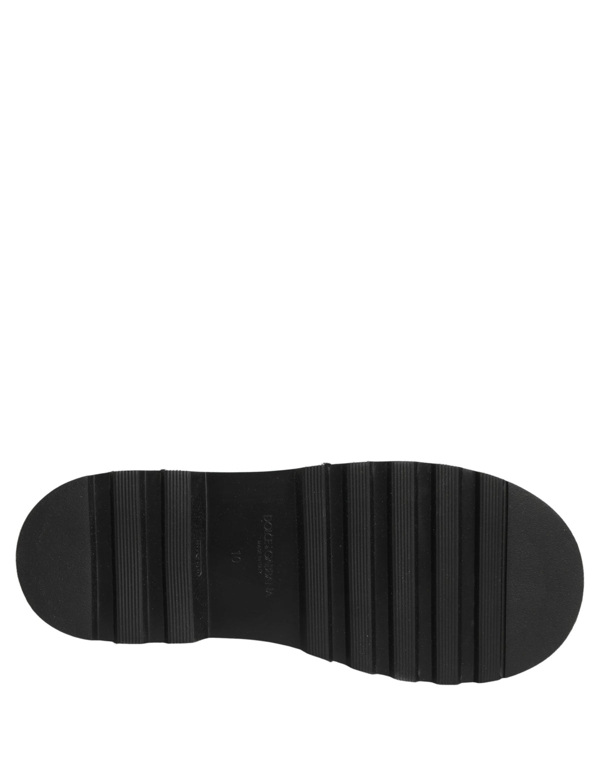 Dolce & Gabbana Black Chelsea Boots for Men - Leather Slip On