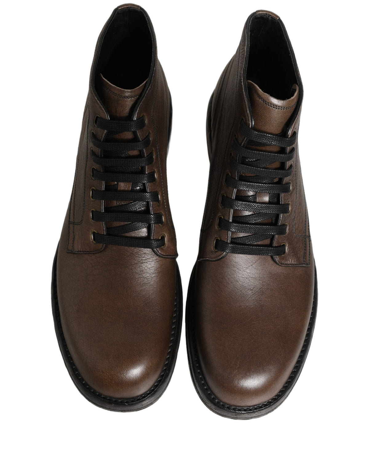 Bottes homme Dolce & Gabbana Perugino en cuir marron
