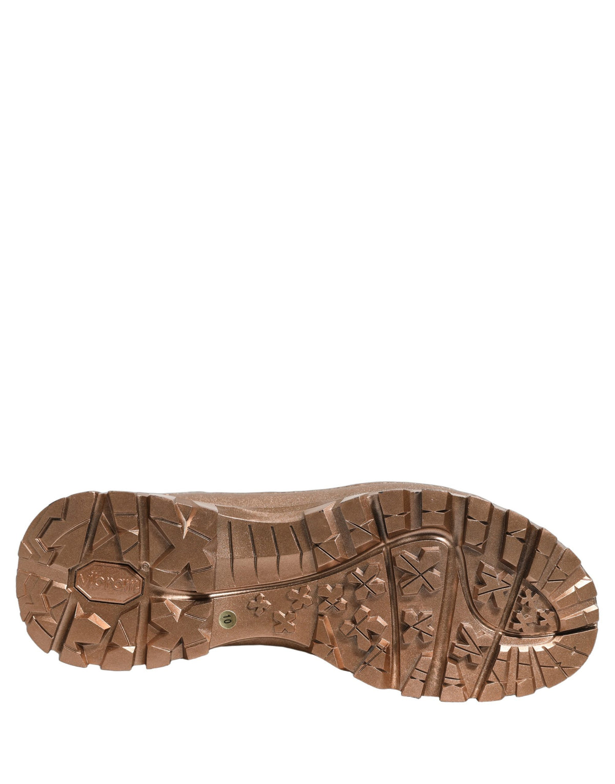Dolce & Gabbana Rose Gold PVC Pull On Rain Boots for Men