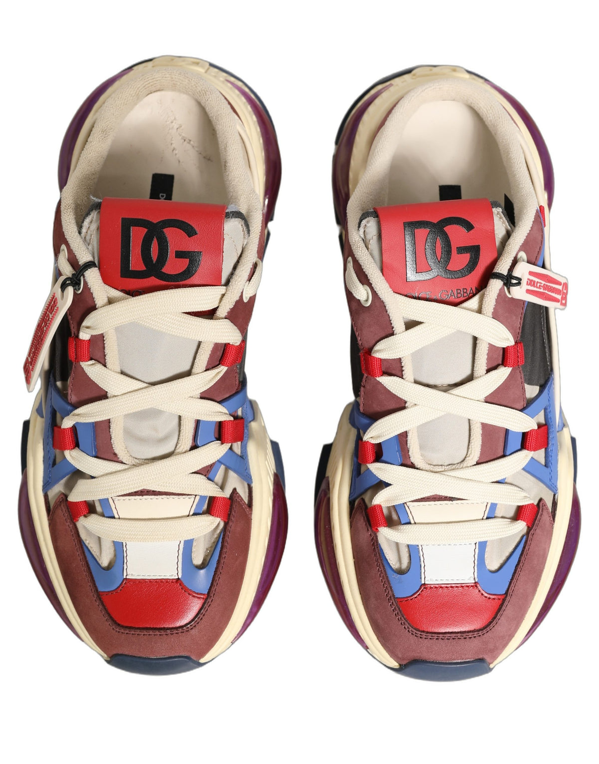 Dolce & Gabbana Multicolor Airmaster Low Top Sneakers