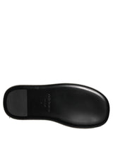 Dolce & Gabbana Black Crystal Embellished Platform Slides
