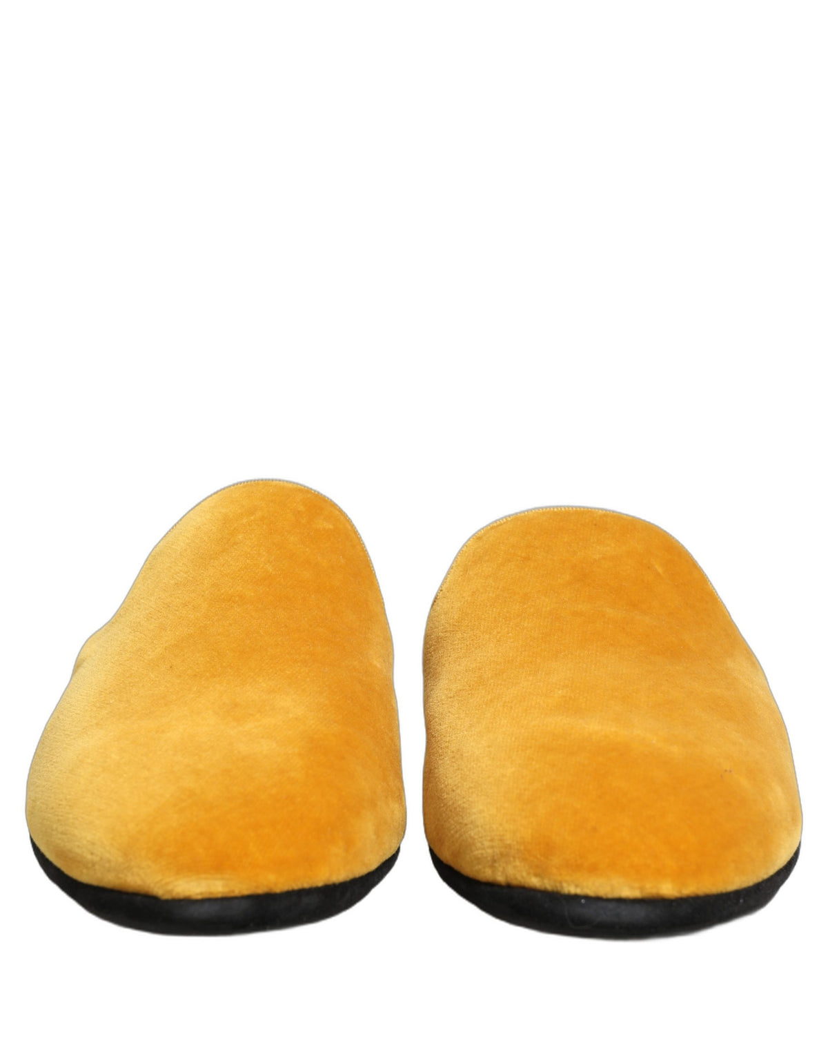 Dolce & Gabbana Yellow Suede Slides for Men