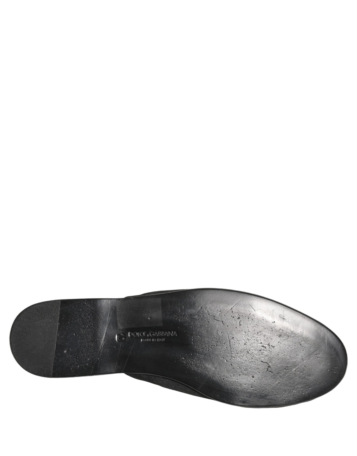 Dolce & Gabbana Black Suede Slides for Men - Authentic Italian Design