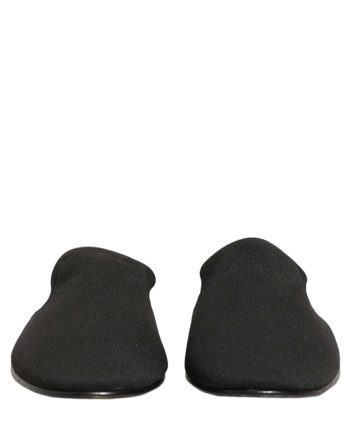 Dolce & Gabbana Black Suede Slides for Men - Authentic Italian Design