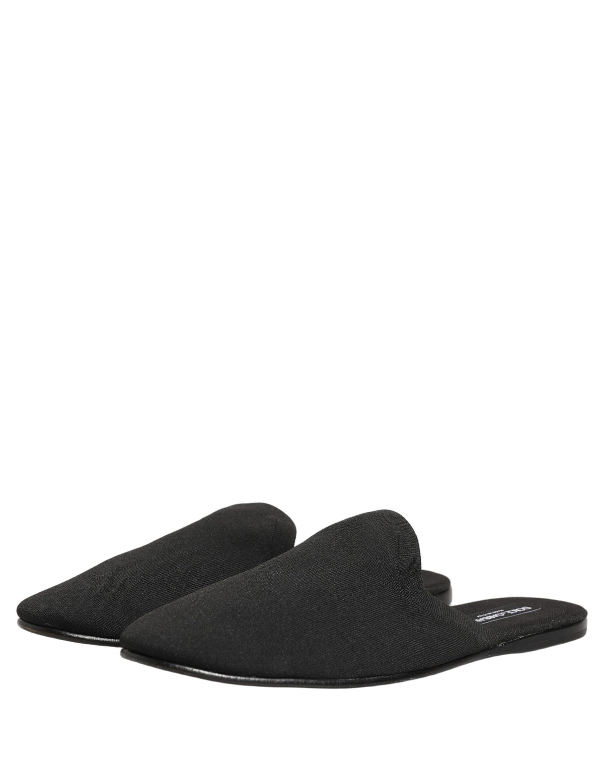 Dolce & Gabbana Black Suede Slides for Men - Authentic Italian Design