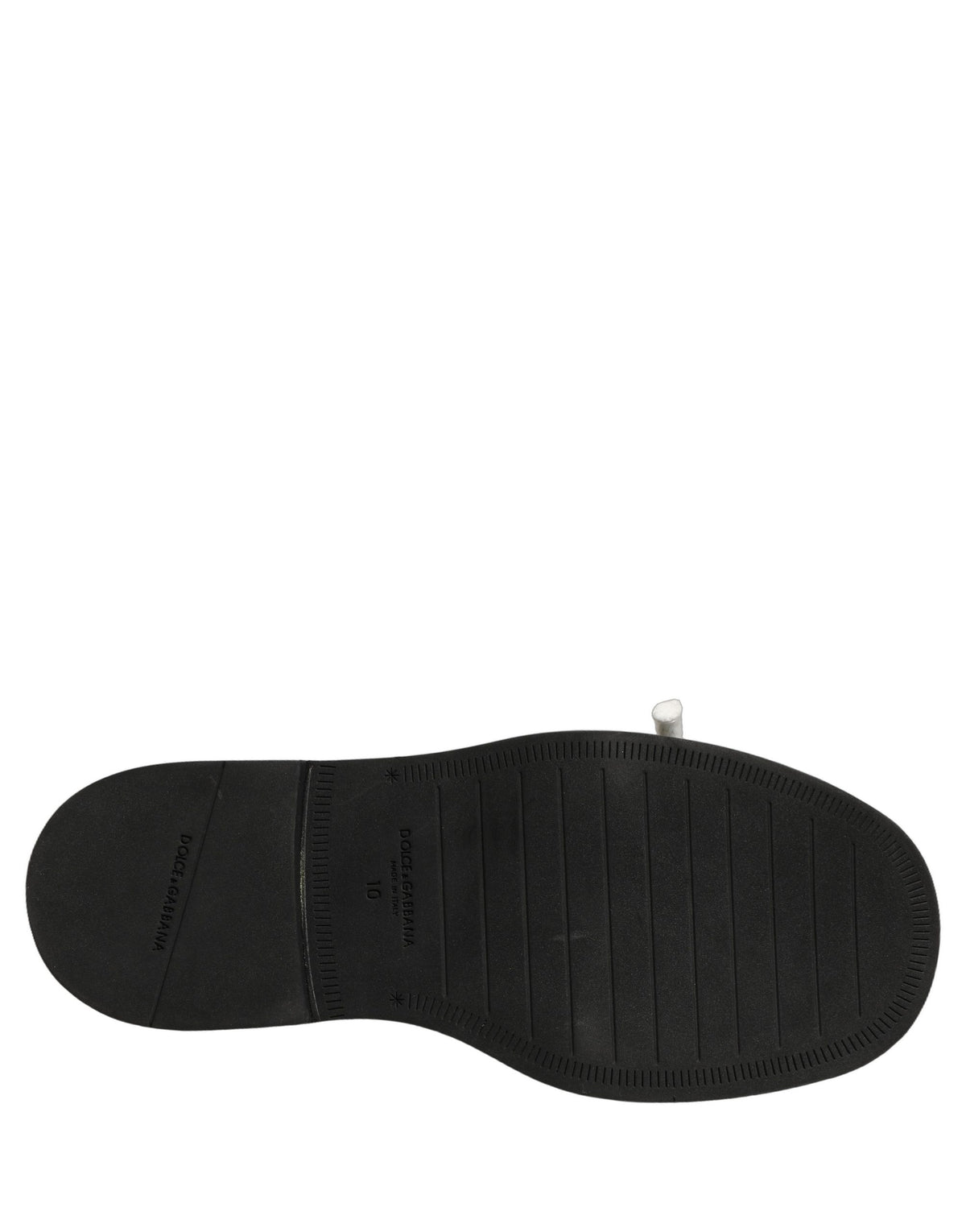 Dolce & Gabbana Brown Leather Slip-On Flat Sandals for Men